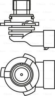 BOSCH 1 987 301 063 - Крушка с нагреваема жичка, фар за дълги светлини parts5.com