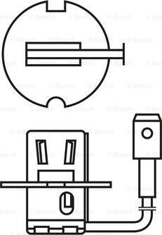 BOSCH 1 987 301 006 - Sijalica, far za dugo svetlo parts5.com