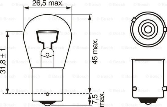 BOSCH 1 987 301 018 - Polttimo, vilkkuvalo parts5.com