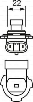 BOSCH 1 987 301 039 - Hõõgpirn,Kaugtuli parts5.com