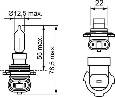 BOSCH 1 987 301 039 - Hõõgpirn,Kaugtuli parts5.com