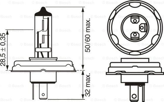 BOSCH 1 987 301 021 - Bulb, spotlight parts5.com