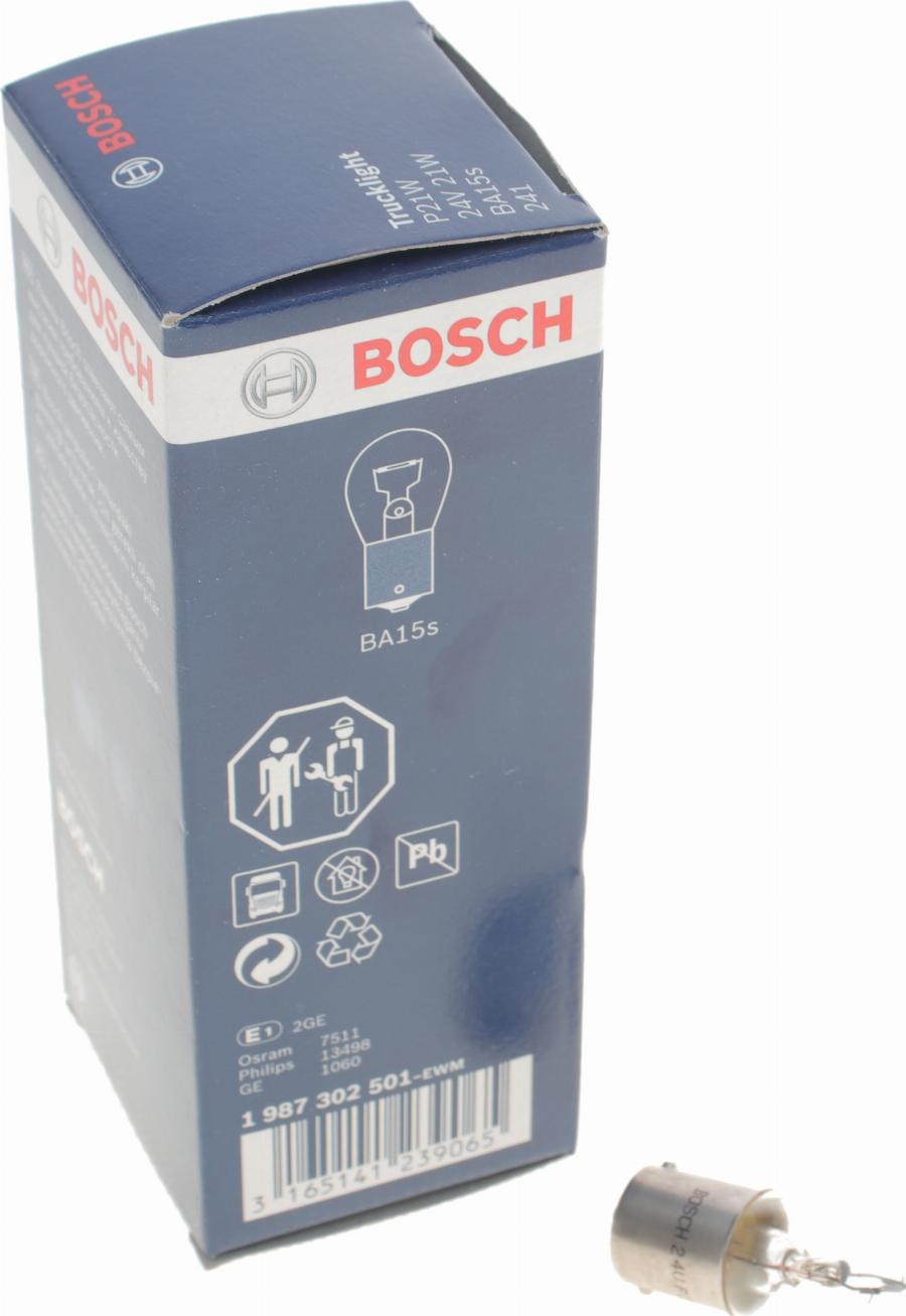 BOSCH 1 987 302 501 - Żarówka, lampa kierunkowskazu parts5.com