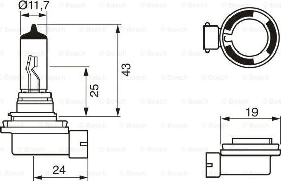 BOSCH 1 987 302 085 - Ampoule, projecteur longue portée parts5.com