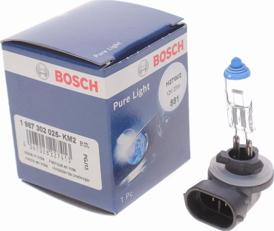 BOSCH 1 987 302 025 - Крушка с нагреваема жичка, фар за мъгла parts5.com