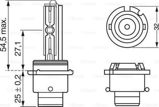 BOSCH 1 987 302 851 - Żiarovka pre hlavný svetlomet parts5.com