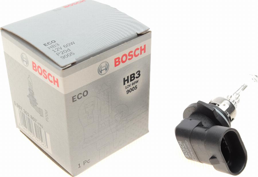 BOSCH 1 987 302 807 - Лампа накаливания, фара дальнего света parts5.com