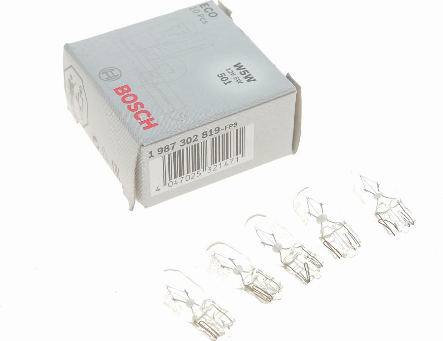 BOSCH 1 987 302 819 - Bec, semnalizator parts5.com