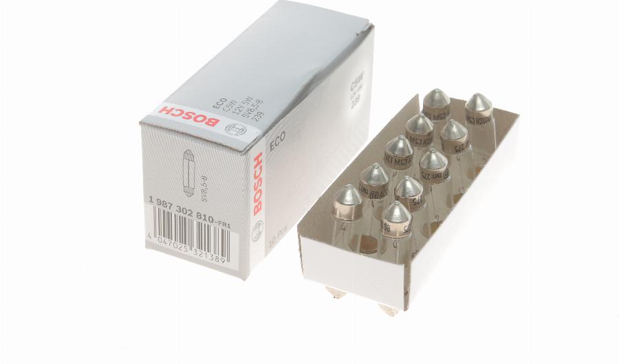 BOSCH 1 987 302 810 - Hõõgpirn,numbrivalgustus parts5.com