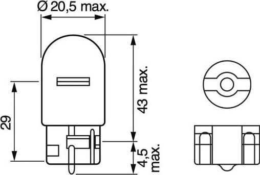 BOSCH 1 987 302 822 - Bec, semnalizator parts5.com