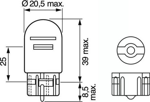 BOSCH 1 987 302 252 - Lámpara, luz intermitente parts5.com