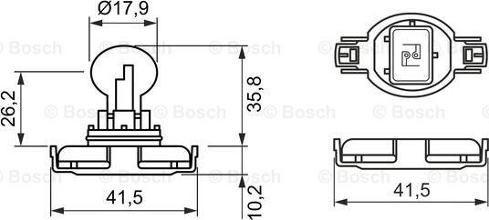 BOSCH 1 987 302 271 - Bec, proiector ceata parts5.com