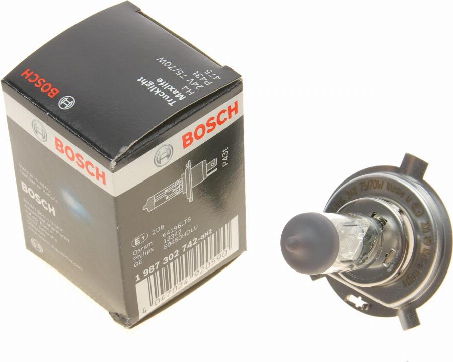 BOSCH 1 987 302 742 - Żarówka, reflektor dalekosiężny parts5.com