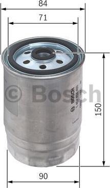 BOSCH 1 457 434 460 - Filtru combustibil parts5.com