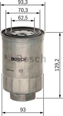 BOSCH 1 457 434 438 - Palivový filtr parts5.com