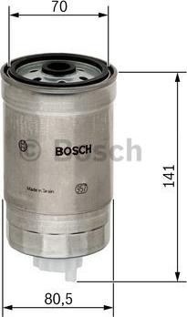 BOSCH 1 457 434 511 - Palivový filtr parts5.com