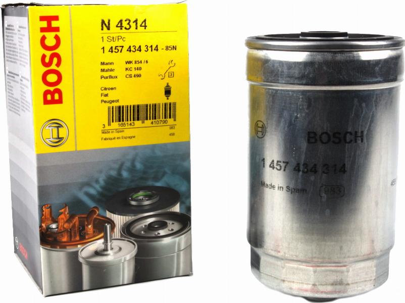 BOSCH 1 457 434 314 - Fuel filter parts5.com