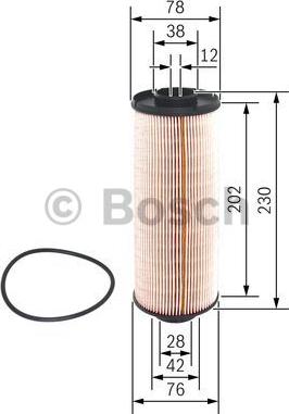 BOSCH 1 457 431 710 - Filtru combustibil parts5.com