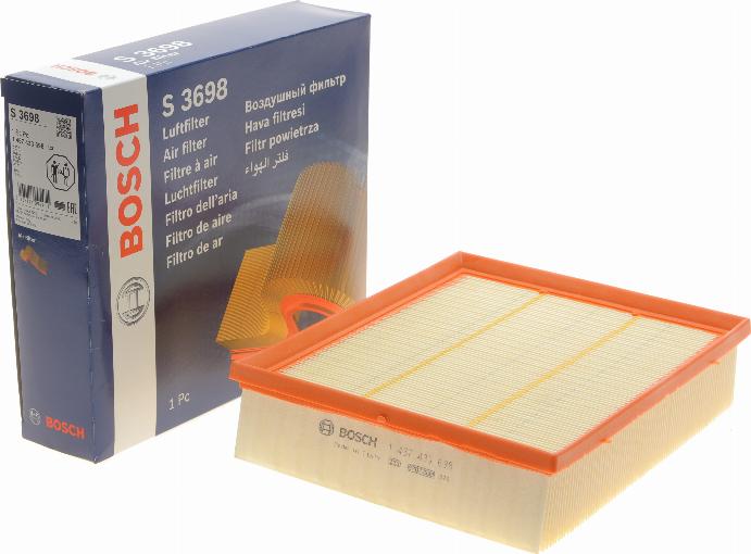 BOSCH 1 457 433 698 - Filtro de aire parts5.com