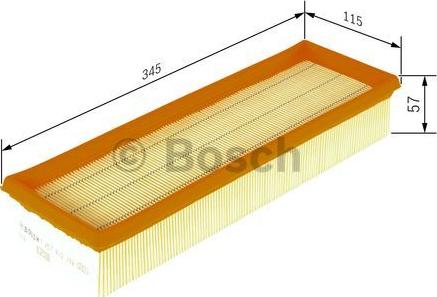 BOSCH 1 457 433 299 - Zracni filter parts5.com