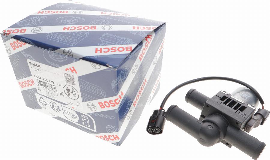 BOSCH 1 147 412 139 - Βαλβίδα ελέγχου ψυκτικού parts5.com