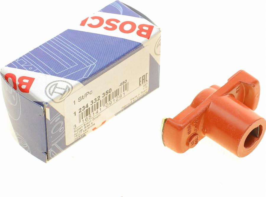 BOSCH 1 234 332 350 - Palec rozdzielacza zapłonu parts5.com