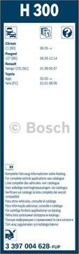 BOSCH 3 397 004 628 - Pyyhkijänsulka parts5.com