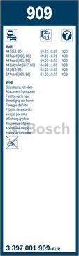 BOSCH 3 397 001 909 - Pióro wycieraczki parts5.com