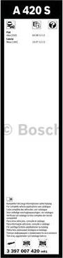 BOSCH 3 397 007 420 - Törlőlapát parts5.com