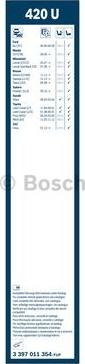 BOSCH 3 397 011 354 - Wischblatt parts5.com