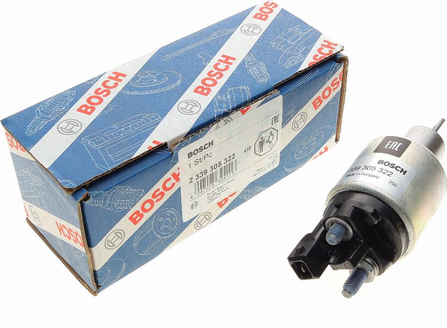 BOSCH 2 339 305 322 - Elektromagnetický spínač, startér parts5.com