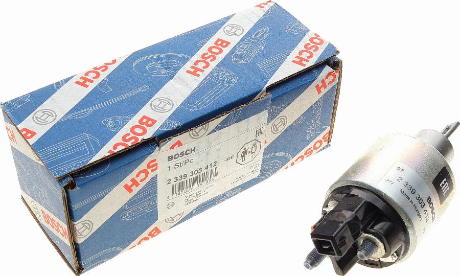 BOSCH 2 339 303 412 - Elektromagnetický spínač, startér parts5.com