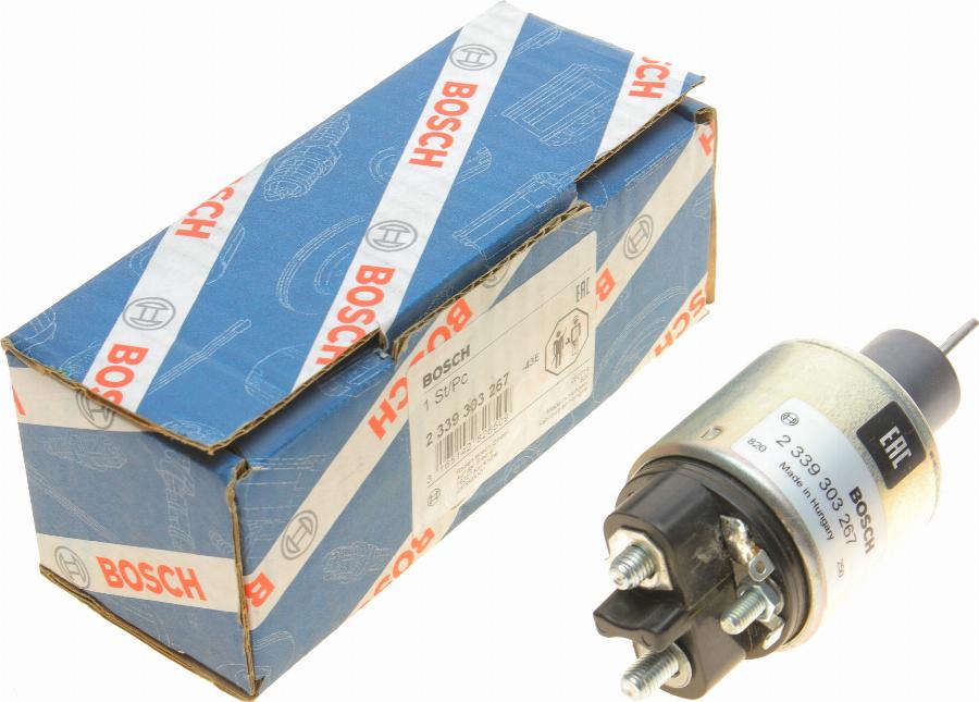 BOSCH 2 339 303 267 - Elektromagnetický spínač pre żtartér parts5.com