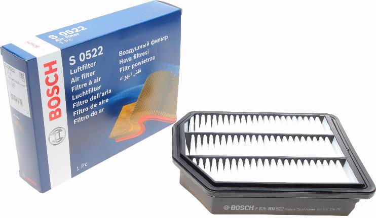 BOSCH F 026 400 522 - Zracni filter parts5.com