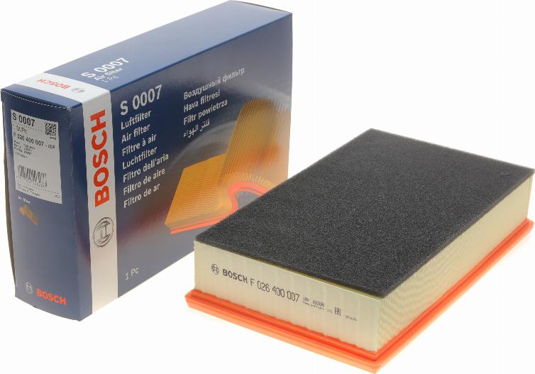 BOSCH F 026 400 007 - Air Filter parts5.com