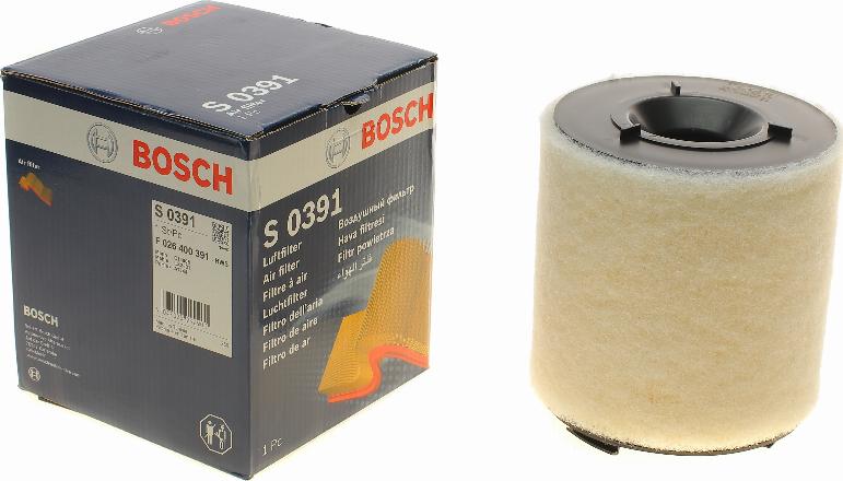 BOSCH F 026 400 391 - Filtro de aire parts5.com