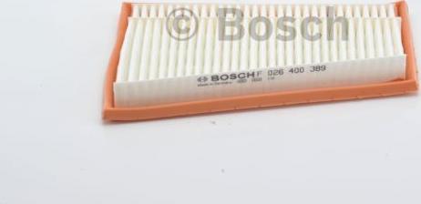 BOSCH F 026 400 389 - Filtr powietrza parts5.com