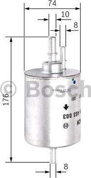 BOSCH F 026 403 003 - Filter goriva parts5.com