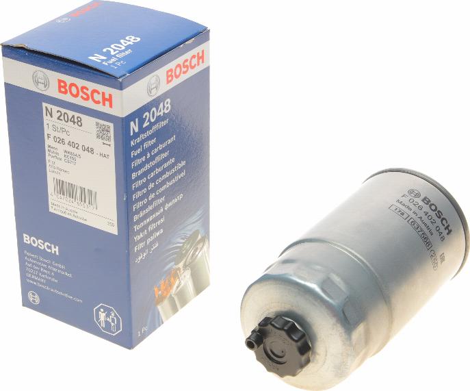 BOSCH F 026 402 048 - Filtru combustibil parts5.com