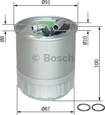 BOSCH F 026 402 056 - Polttoainesuodatin parts5.com