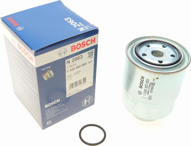 BOSCH F 026 402 063 - Горивен филтър parts5.com