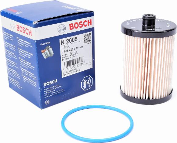 BOSCH F 026 402 005 - Filtro combustible parts5.com