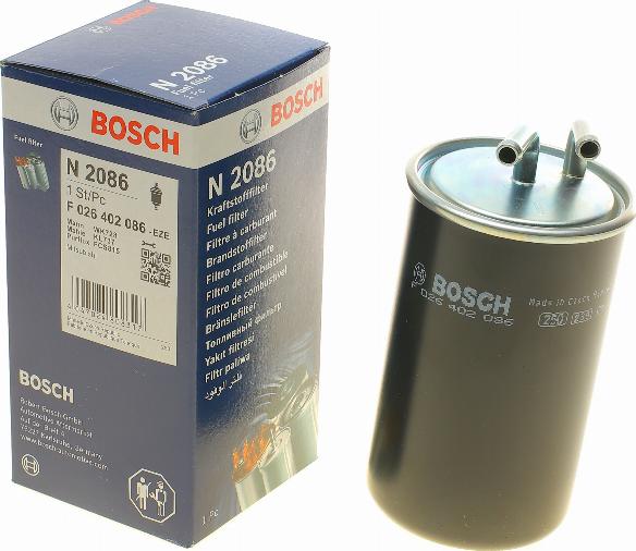 BOSCH F 026 402 086 - Filtr paliwa parts5.com