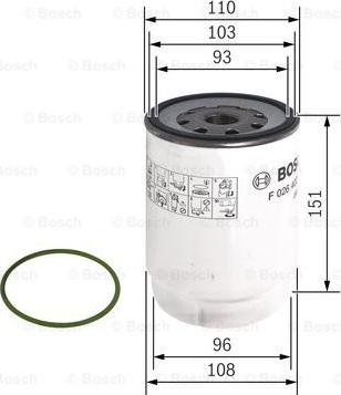 BOSCH F 026 402 039 - Filtru combustibil parts5.com