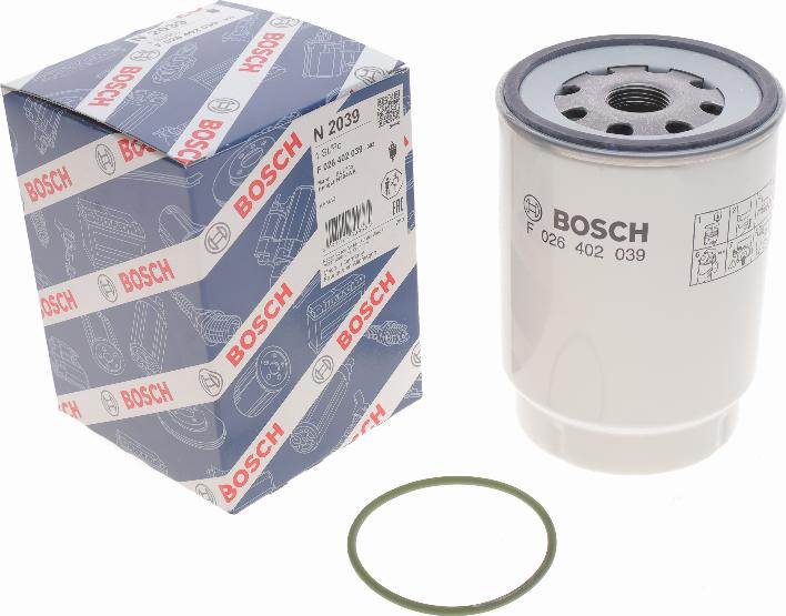 BOSCH F 026 402 039 - Filtru combustibil parts5.com