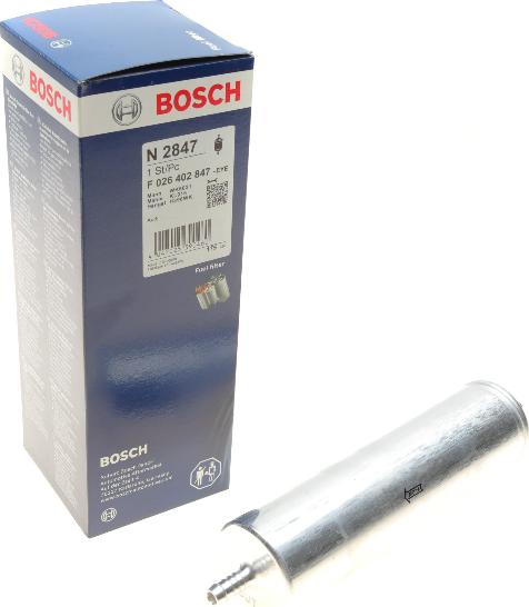 BOSCH F 026 402 847 - Filtru combustibil parts5.com