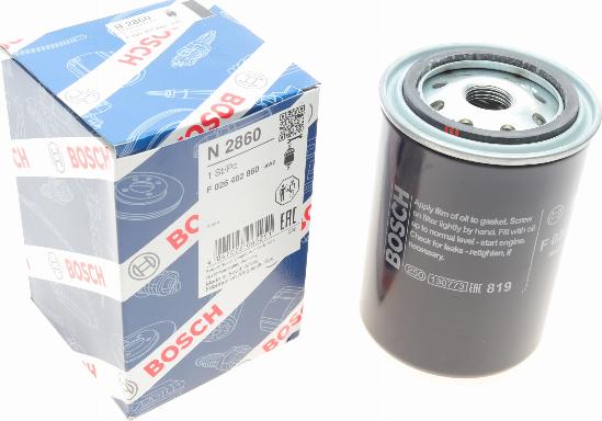 BOSCH F 026 402 860 - Fuel filter parts5.com