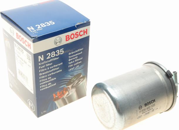 BOSCH F 026 402 835 - Palivový filter parts5.com