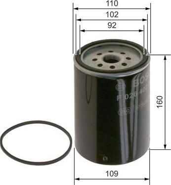 BOSCH F 026 402 269 - Fuel filter parts5.com