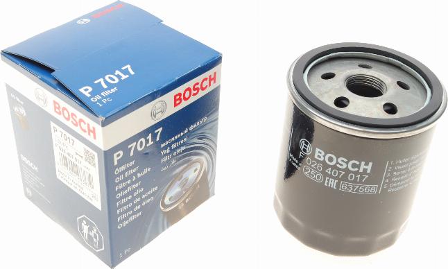 BOSCH F 026 407 017 - Filtr oleju parts5.com